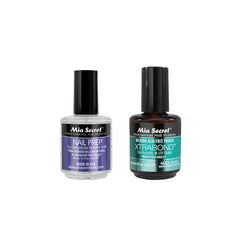Mia Secret Pro Nail Prep Deshidratante Equilibrio pH en botella, base ideal para aplicación suave.