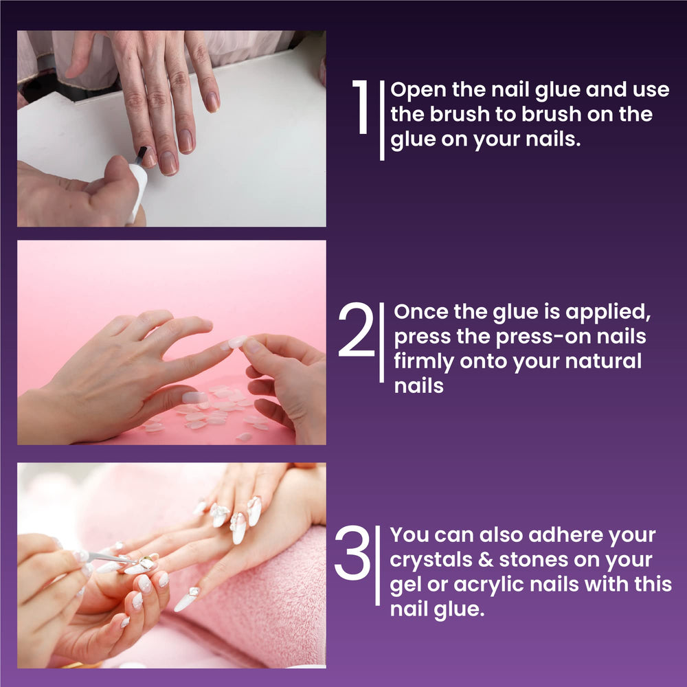 Mia Secret Strong-Jet glue used for quick nail repairs and fixes.