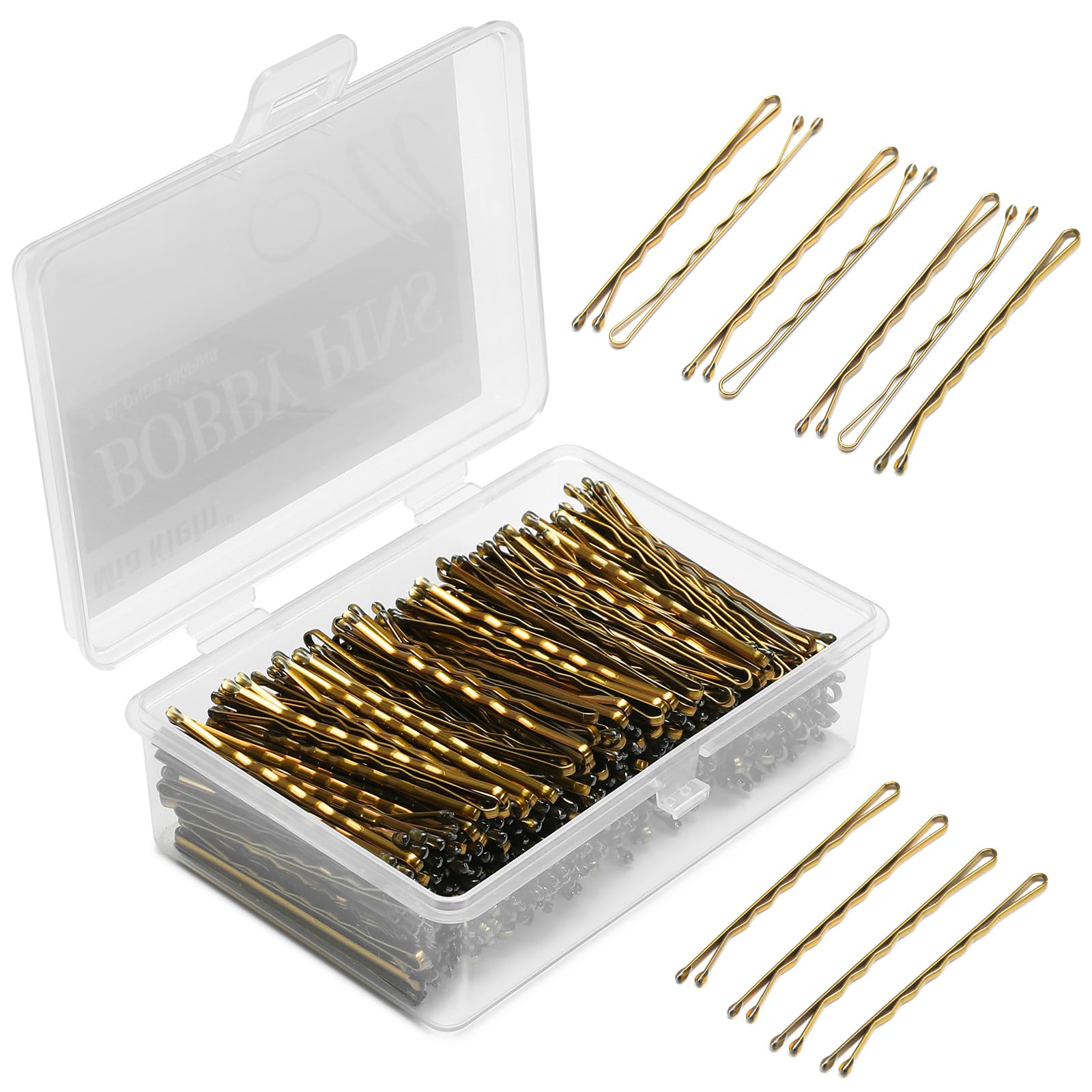 Mia Klein Bobby Pins 2 inch with strong grip for thick blonde hair.