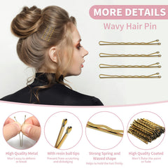 300-count Mia Klein pins in a box, ideal for thick hair and daily use.