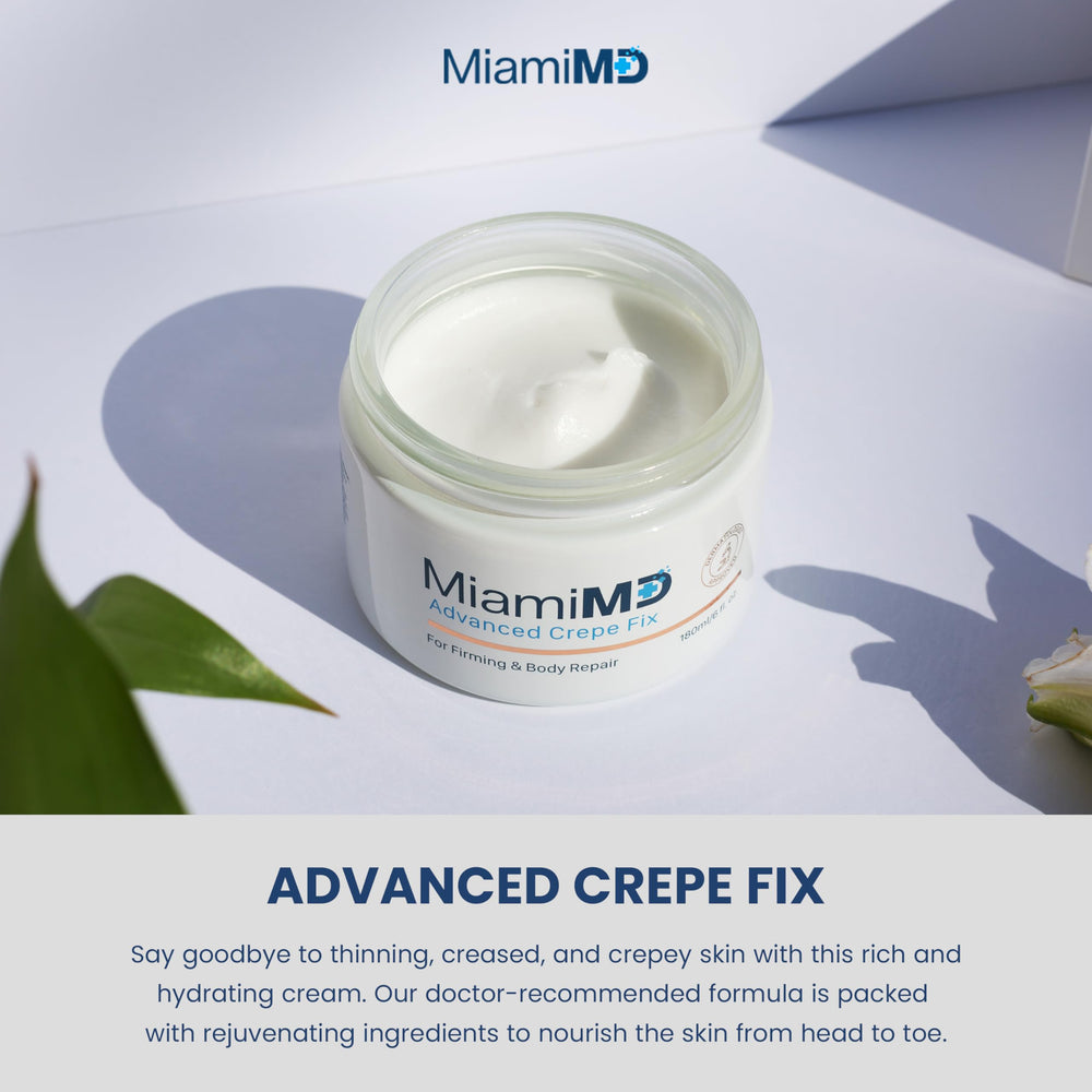 Cream texture close-up highlighting elasticity-boosting formula for neck and body