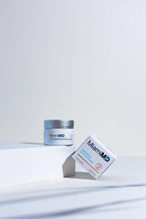 Neck area where MiamiMD Lift & Firm Cream is applied for contour support.