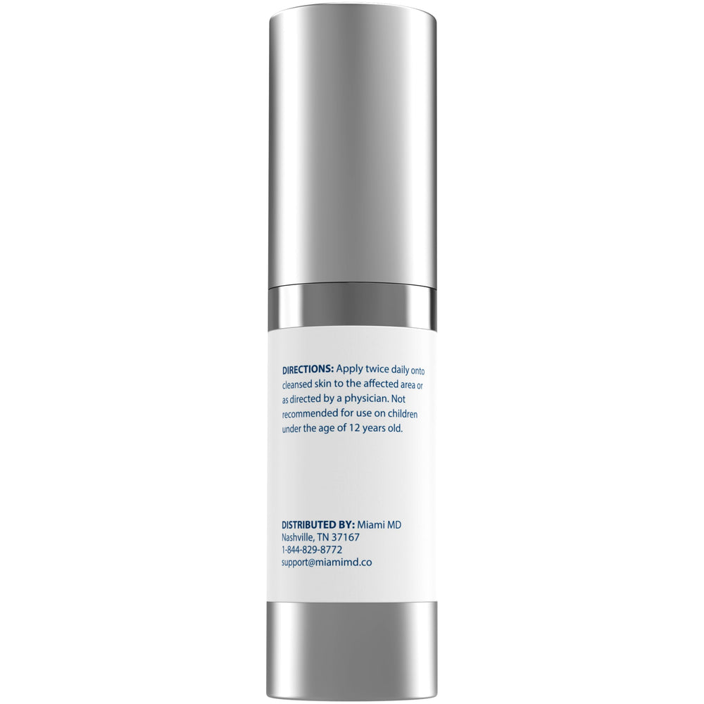 Dropper releasing MiamiMD serum for targeted renewal.