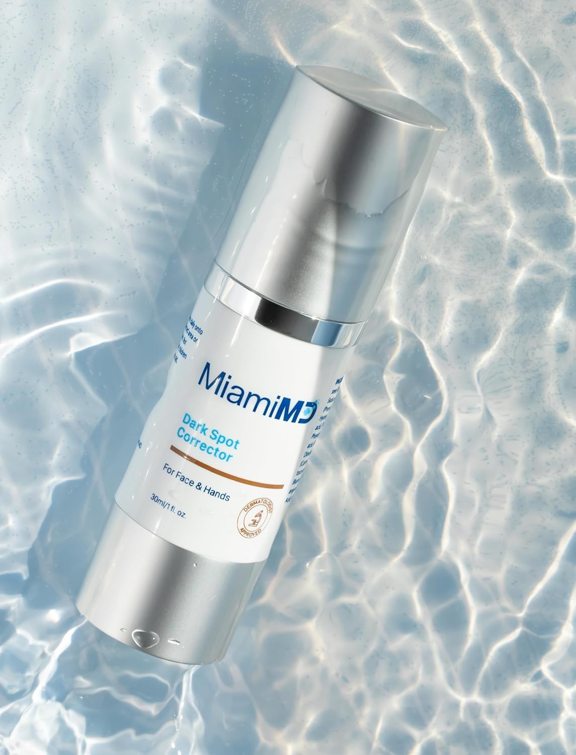 Close-up of MiamiMD serum texture for smooth application.