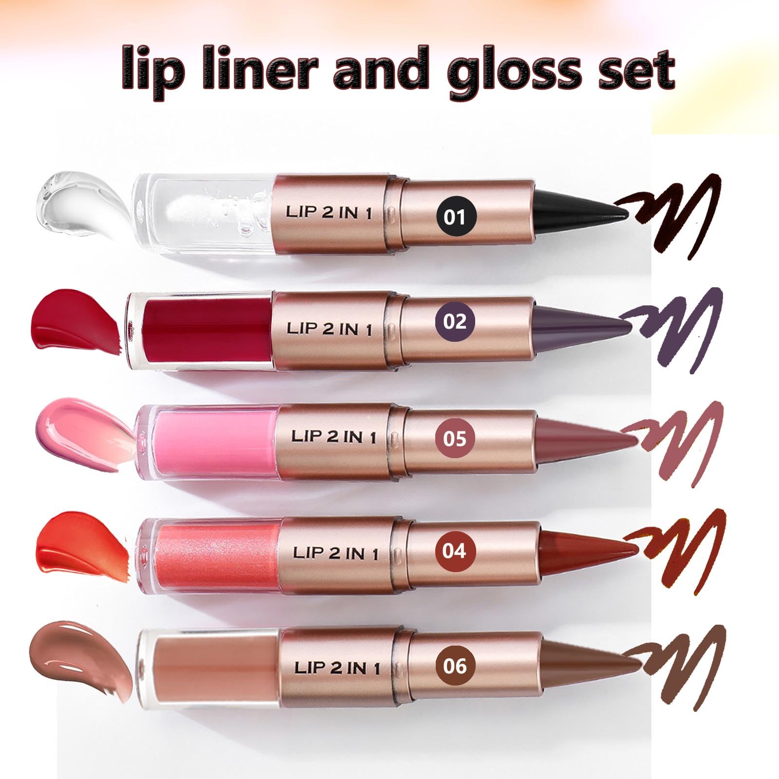 MiaSarah high-pigment lip color on nude brown base.