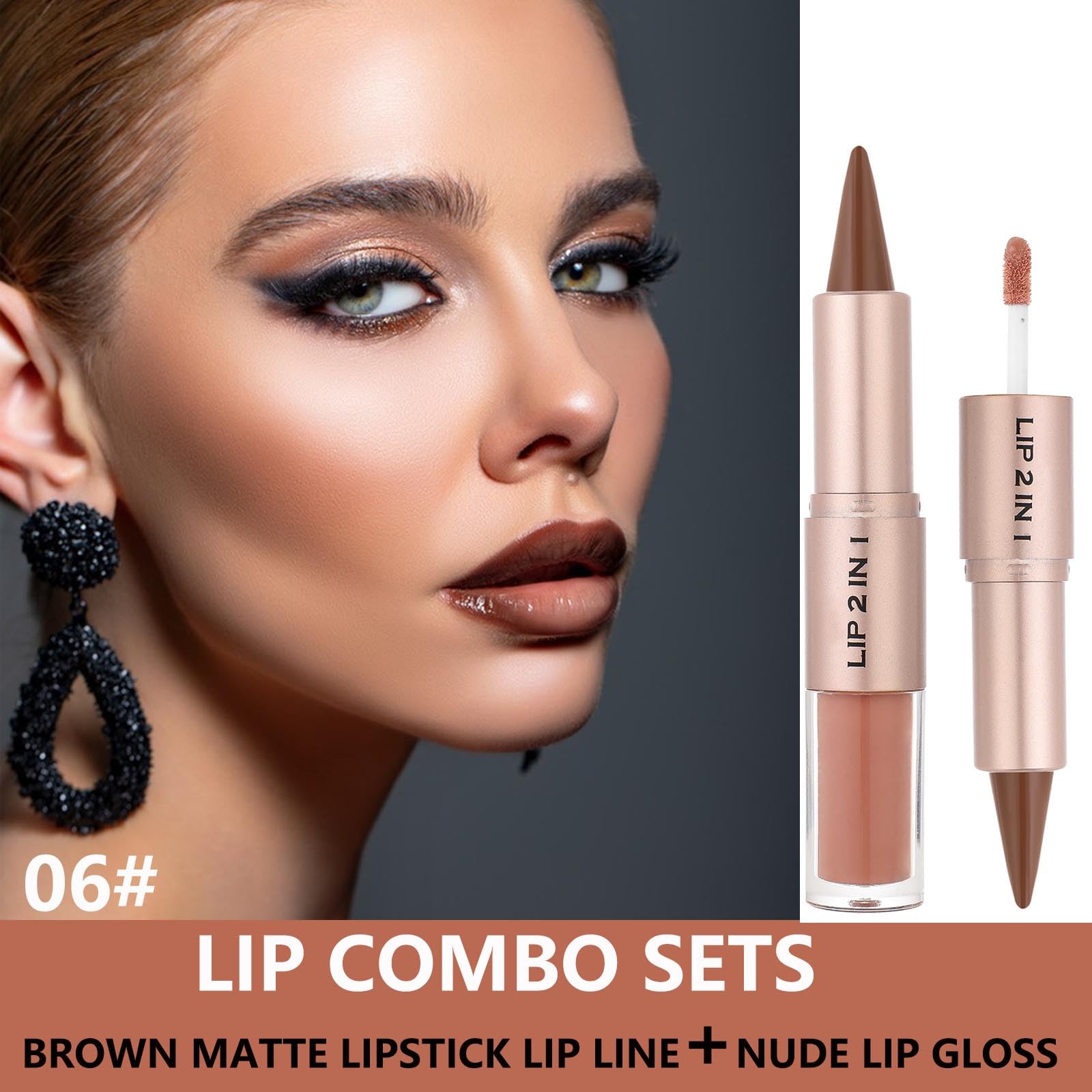 MiaSarah nude brown lip pencil for defined lip shape and natural shade.