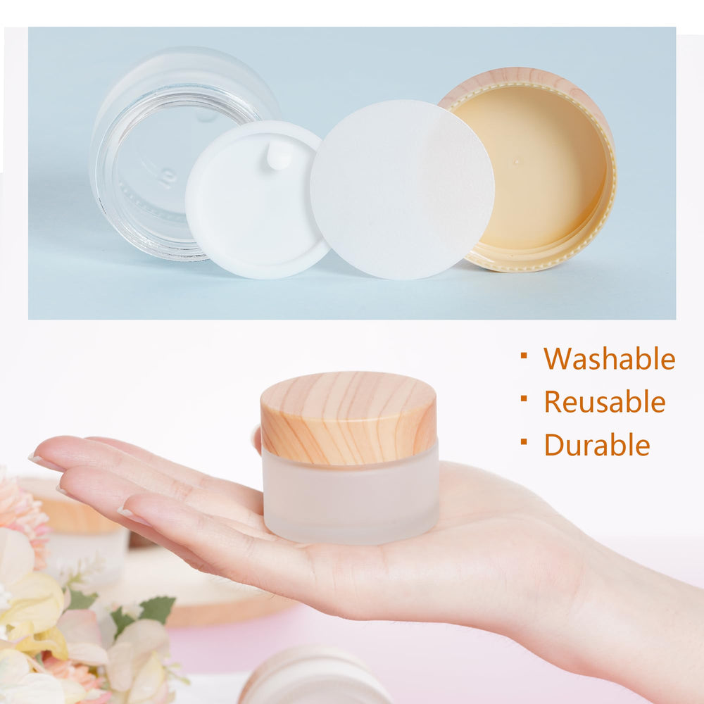 Miayon 30ml glass jar closeup highlights compact leak resistant design.