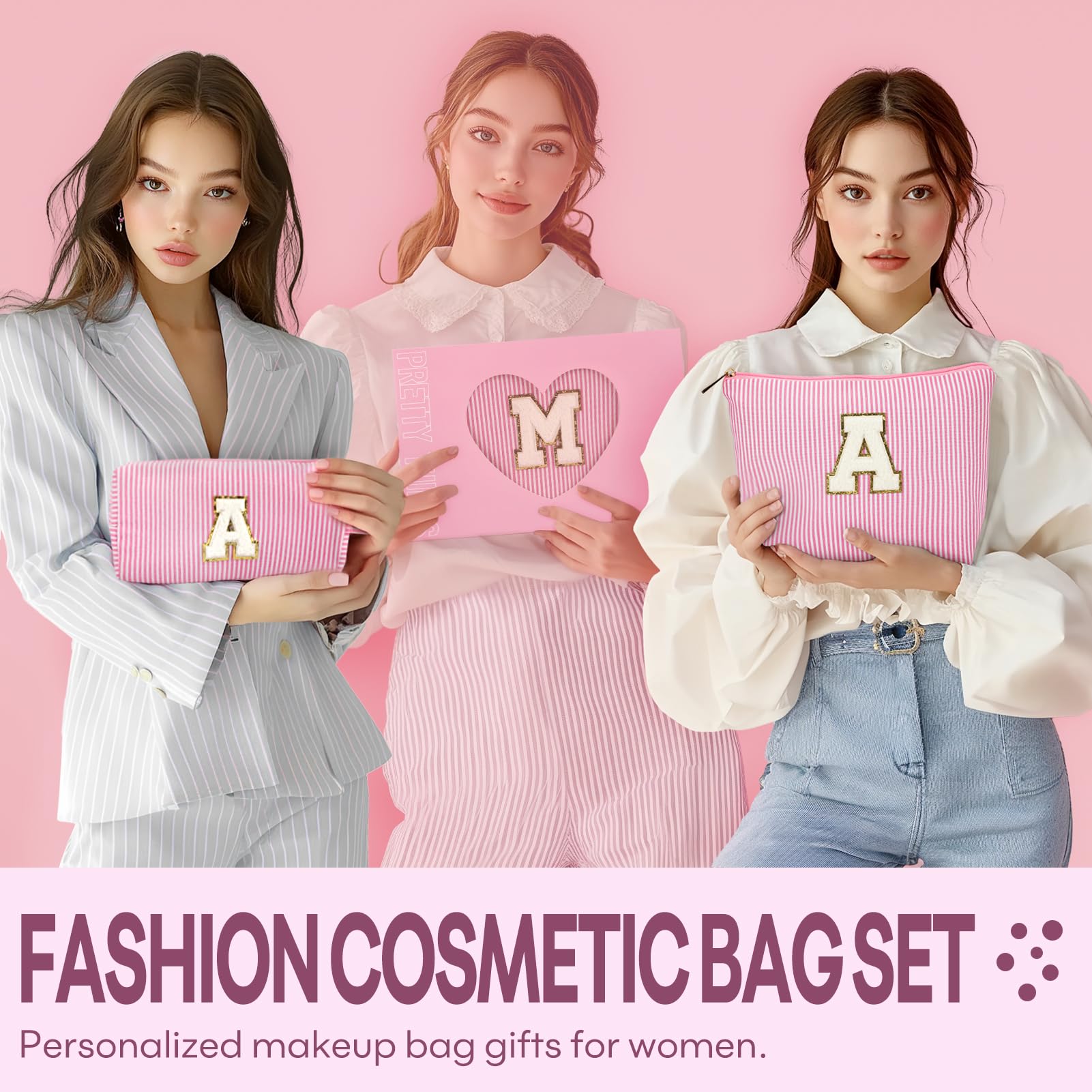 mibasies teen gift makeup bag white is perfect for school and travel.