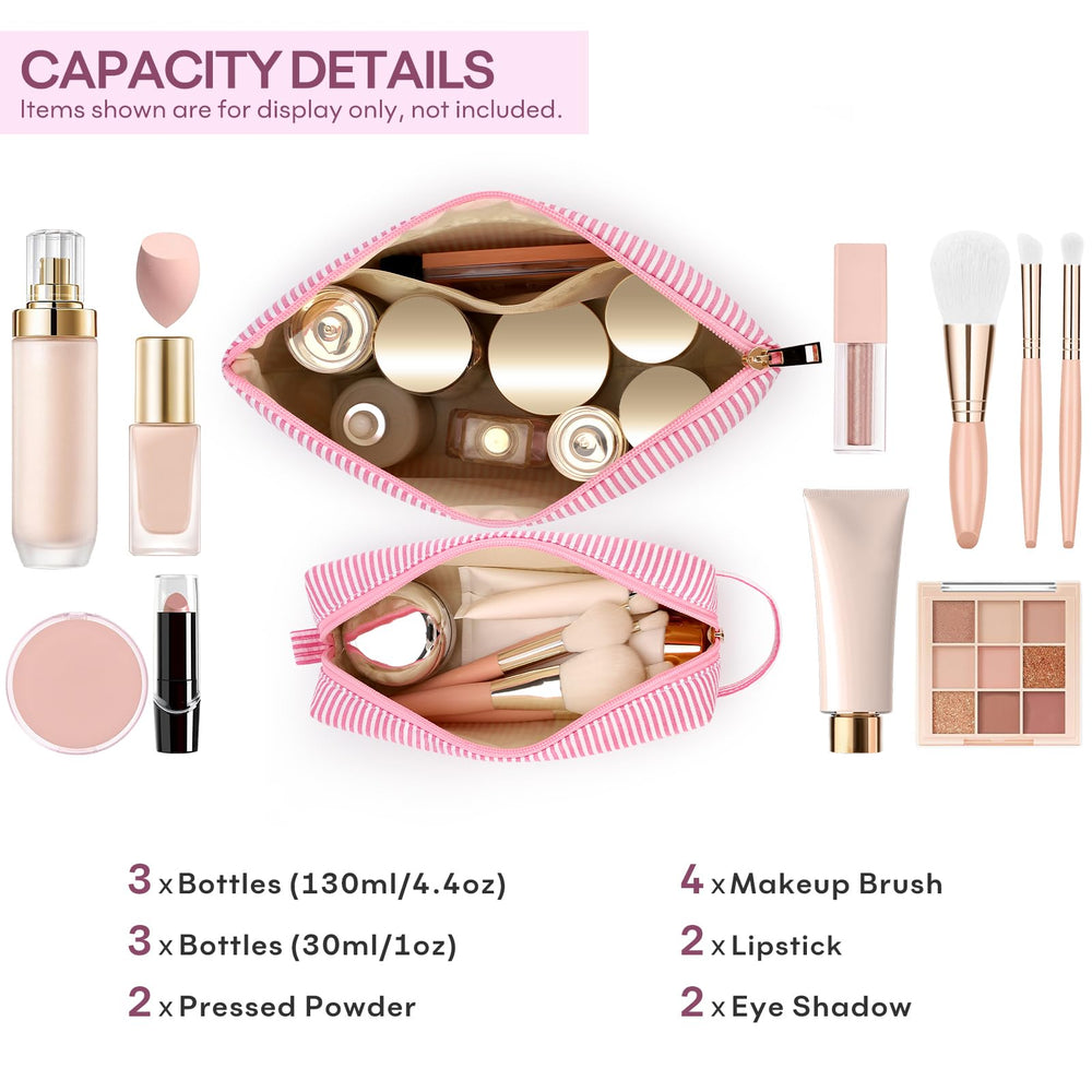 mibasies bags opened to show multiple interior compartments