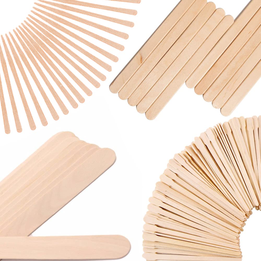 Mibly 4 style wooden wax sticks for general use with smooth glide.