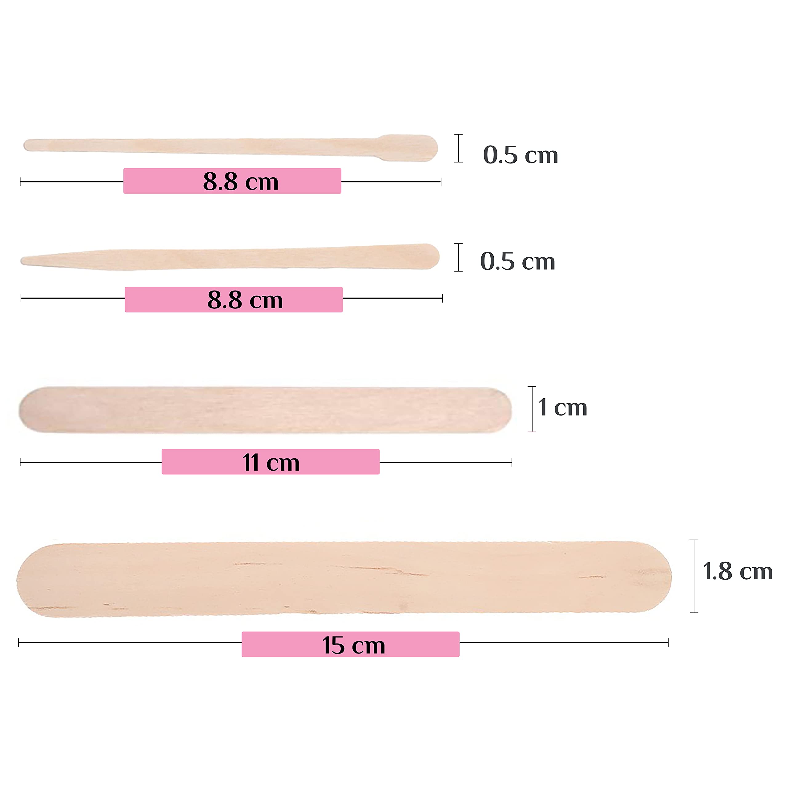 Mibly eyebrow precision sticks help shape brows with clean waxing.