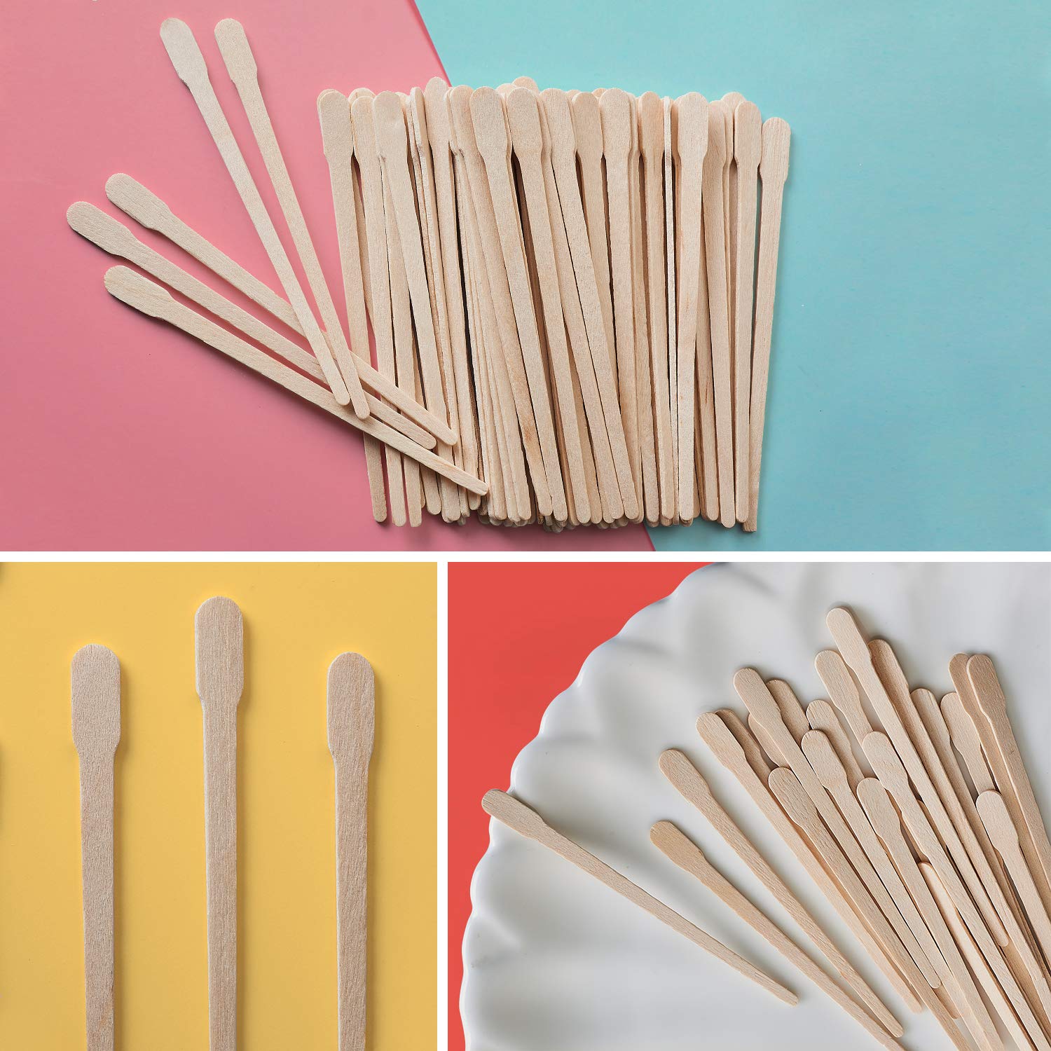 Mibly wooden wax sticks for home spa use with salon-quality results.