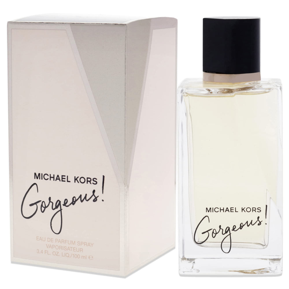 Michael Kors Gorgeous! EDP on the wrist, yielding a refined, elegant scent.