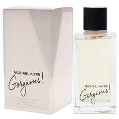 Michael Kors Gorgeous! EDP on the wrist, yielding a refined, elegant scent.