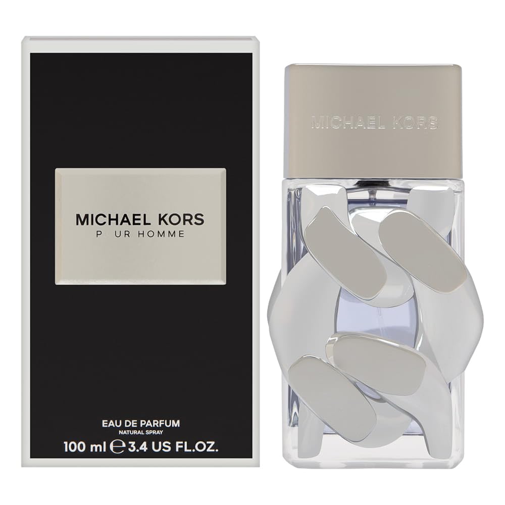 Michael Kors Pour Homme bottle, clean masculine design for everyday wear.