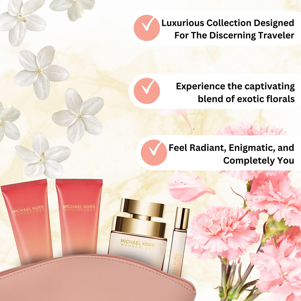 Travel size Wonderlust EDP demonstrates versatile packing for trips