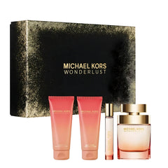Michael Kors Wonderlust gift set box showing elegant packaging for gifting