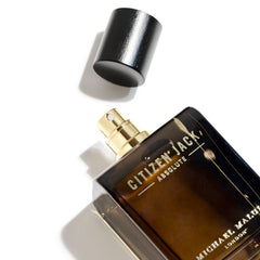 Michael Malul Citizen Jack Absolute bottle side profile, elegant masculine design for daily wear.