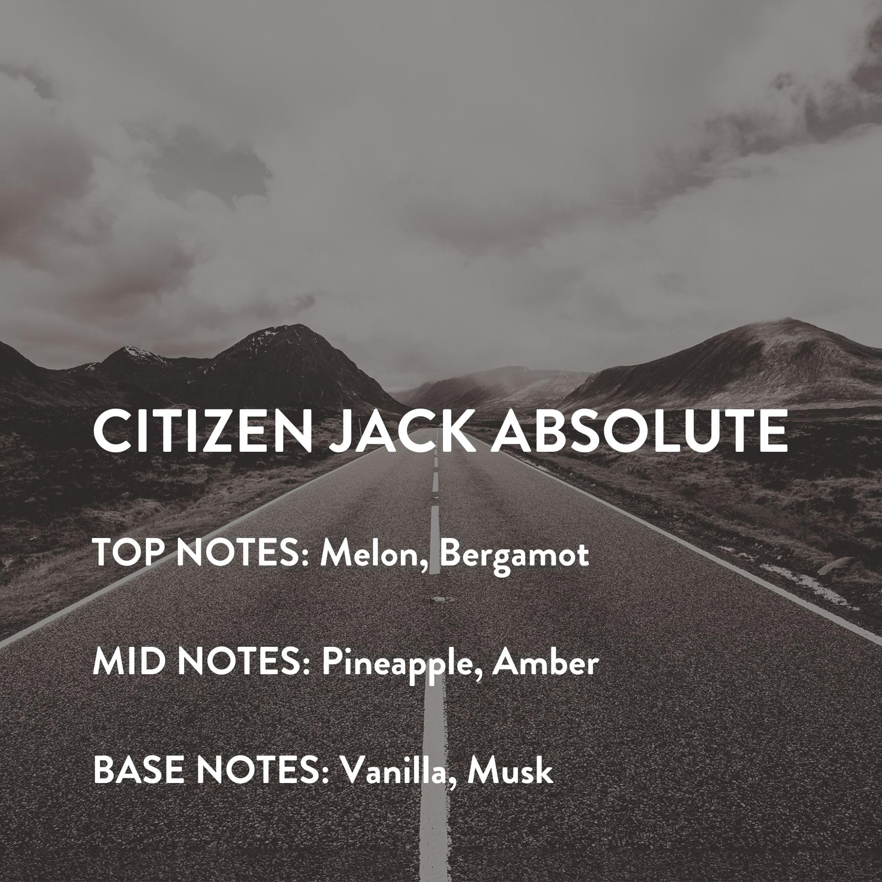 Citizen Jack Absolute amber note close-up, warm and inviting for evening wear