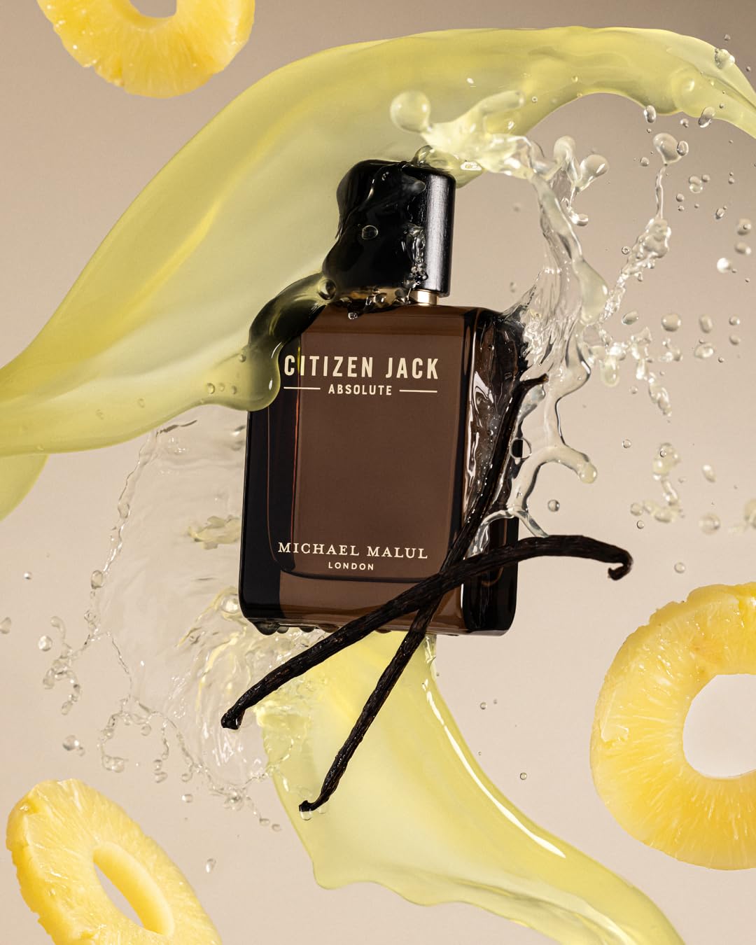 Citizen Jack Absolute display shot, premium fragrance that elevates grooming routines
