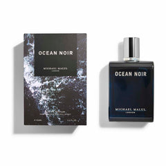 Michael Malul Ocean Noir packaging box; premium gift presentation.