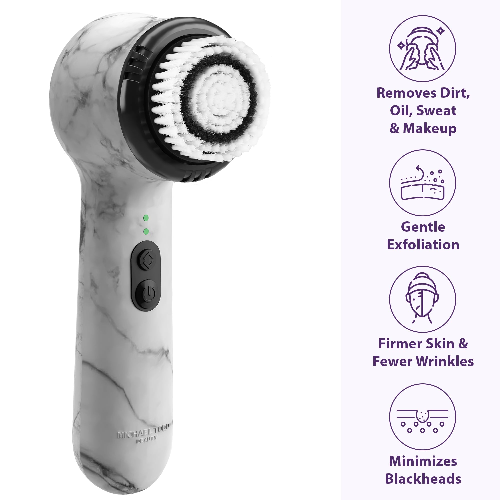 Michael Todd Soniclear Allure rechargeable unit with long-lasting battery.
