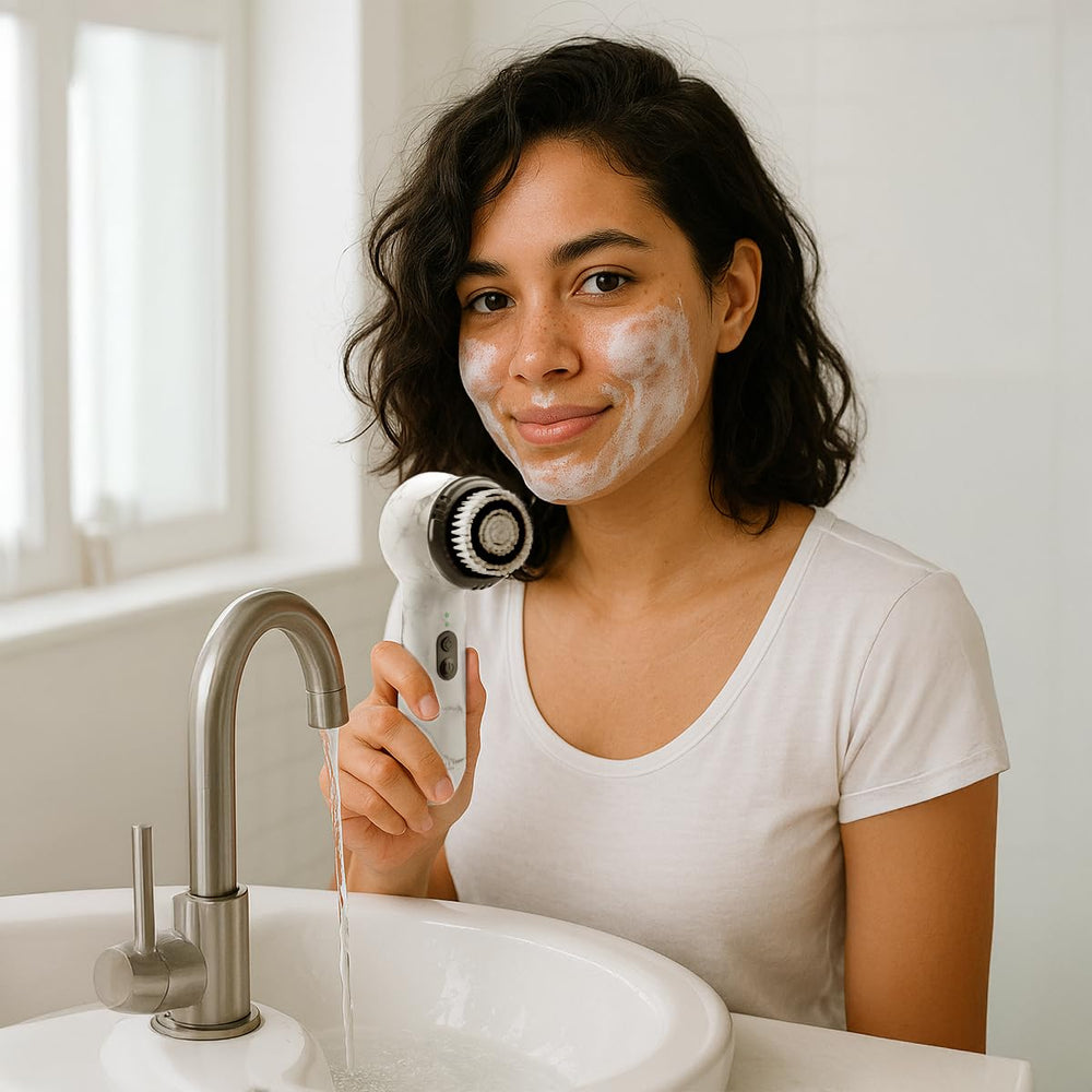 Michael Todd Soniclear Allure four-speed dial offers customizable cleansing intensity.