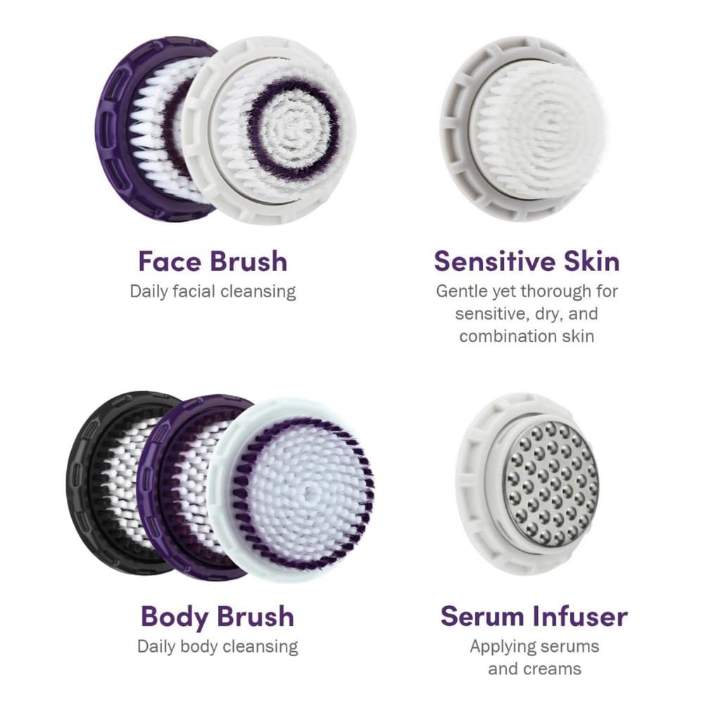 Compatible with Soniclear Elite and Petite for seamless skincare routines.