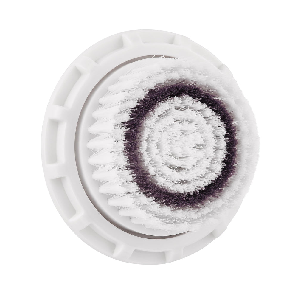 Michael Todd Soniclear replacement head close-up with antimicrobial bristles for gentle daily cleansing.
