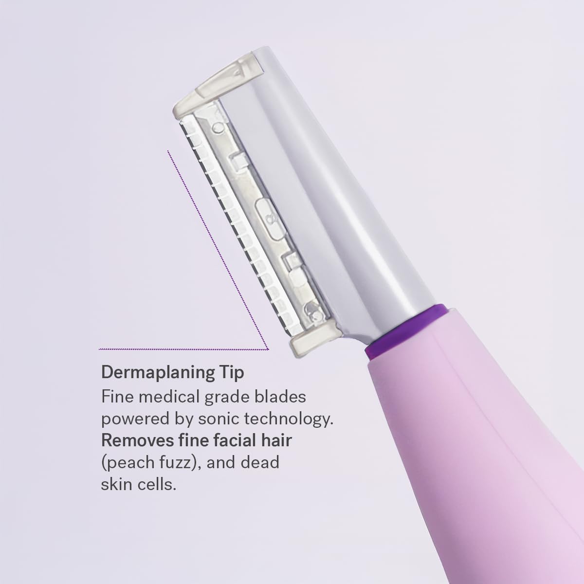 Michael Todd Sonicsmooth peach fuzz removal covers subtle facial hair.
