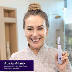 Peach fuzz removal with Michael Todd Sonicsmooth Pro+ for smoother skin