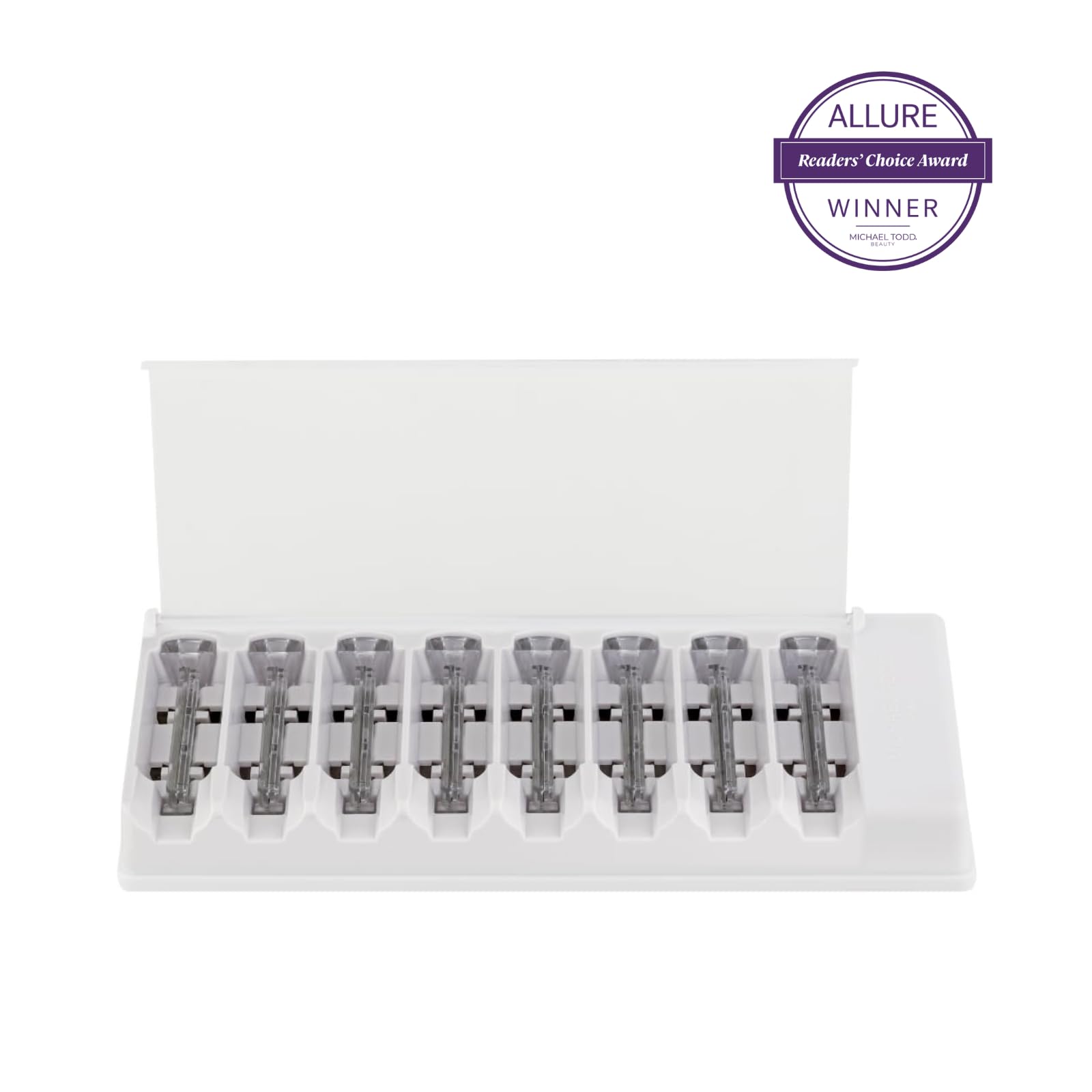 Michael Todd Sonicsmooth Pro+ safety tip close-up for safer dermaplaning.