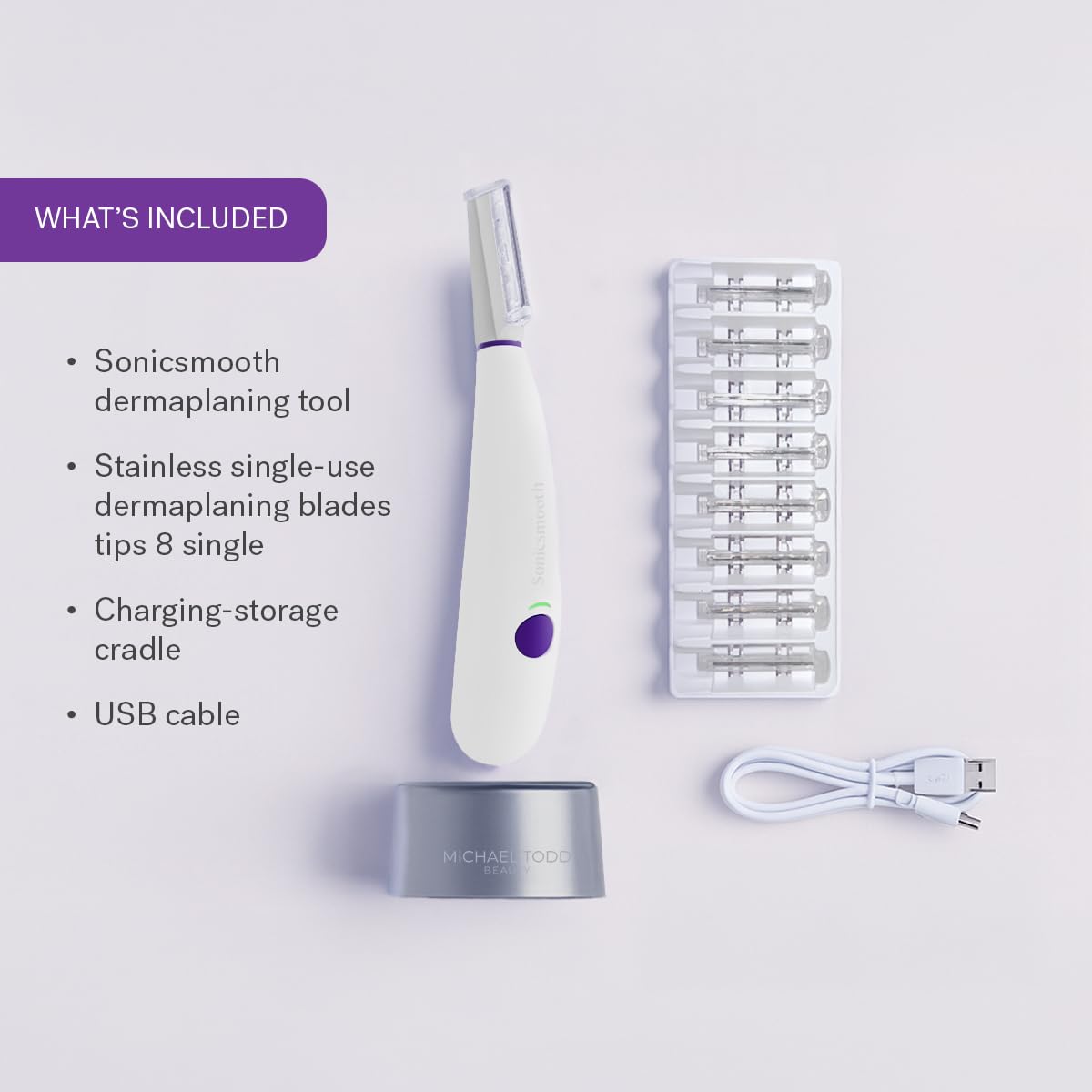 Michael Todd Sonicsmooth travel-friendly design fits carry-on routines.