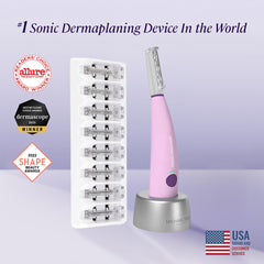 Michael Todd Sonicsmooth USB-rechargeable design supports cordless skincare on the go.