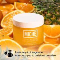 Miche Beauty MICHE gel curl definition shot for natural movement in coily textures.