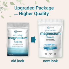 Micro Ingredients Magnesium Flakes soak session in a tub with warm water.