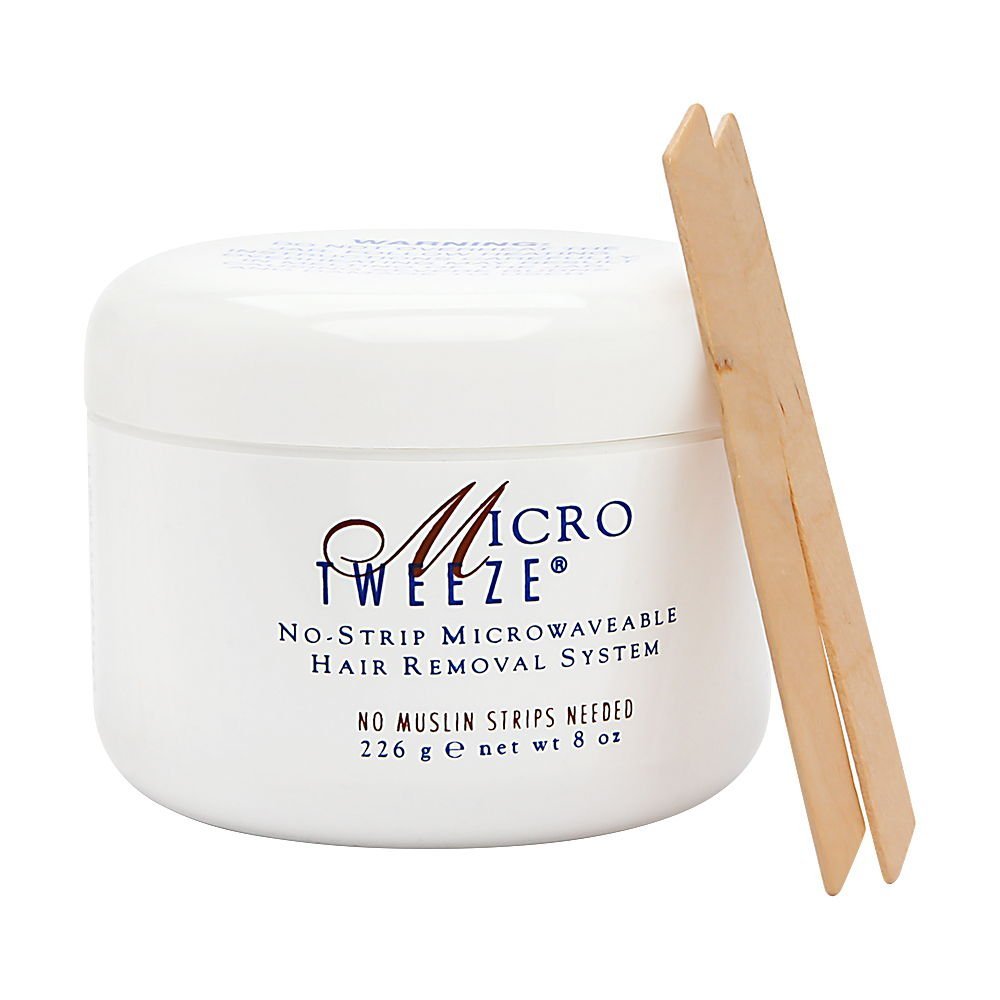 Micro Tweeze microwave no-strip wax kit for at-home use, delivering quick, clean hair removal.