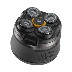 MicroTouch Titanium Head Shaver front view for a smooth, close head shave.