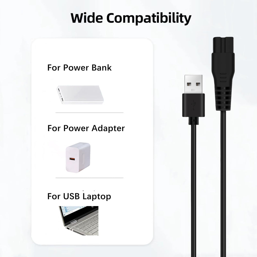 Midnt cleaning brush included with charger for maintenance.