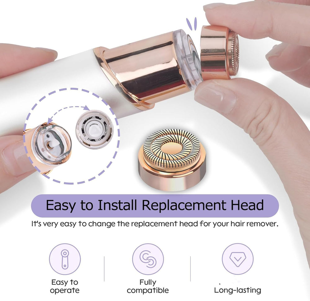 Midnt Gen 2 heads are 18K gold-plated and hypoallergenic for skin-friendly use.
