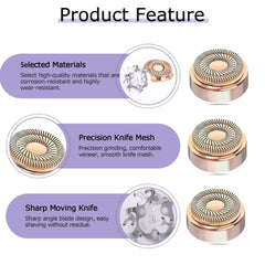 Midnt Gen 2 replacement head offers 360-degree coverage for complete facial grooming.