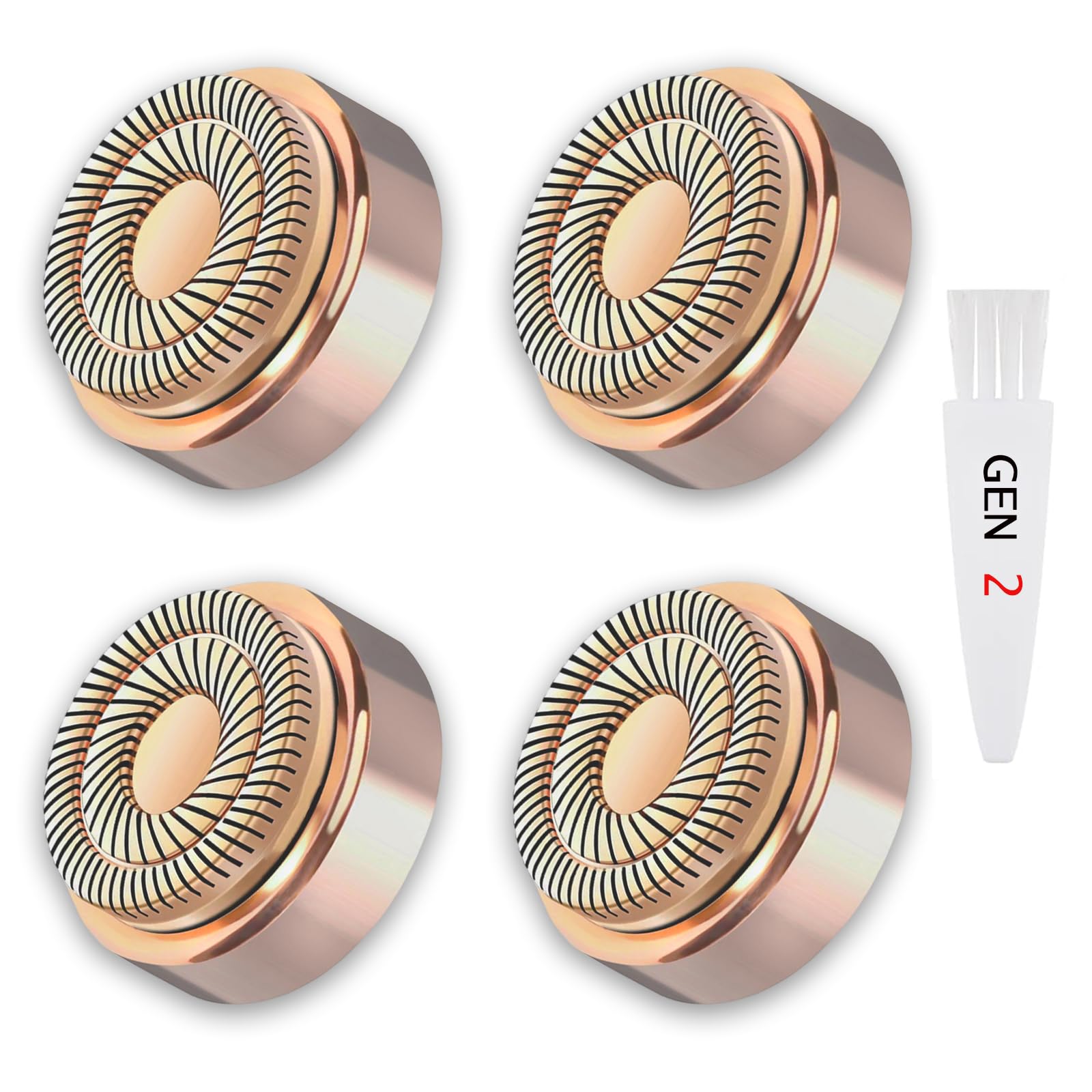 Midnt Gen 2 replacement heads 4-pack for flawless facial hair remover, easy swaps and consistent results.