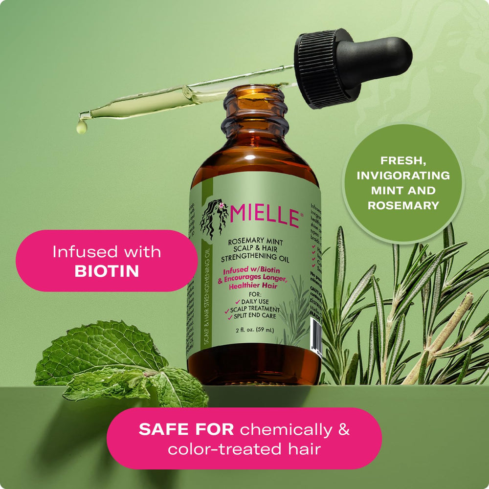 Cuidado de puntas con aceite para cabello suave y sin frizz.