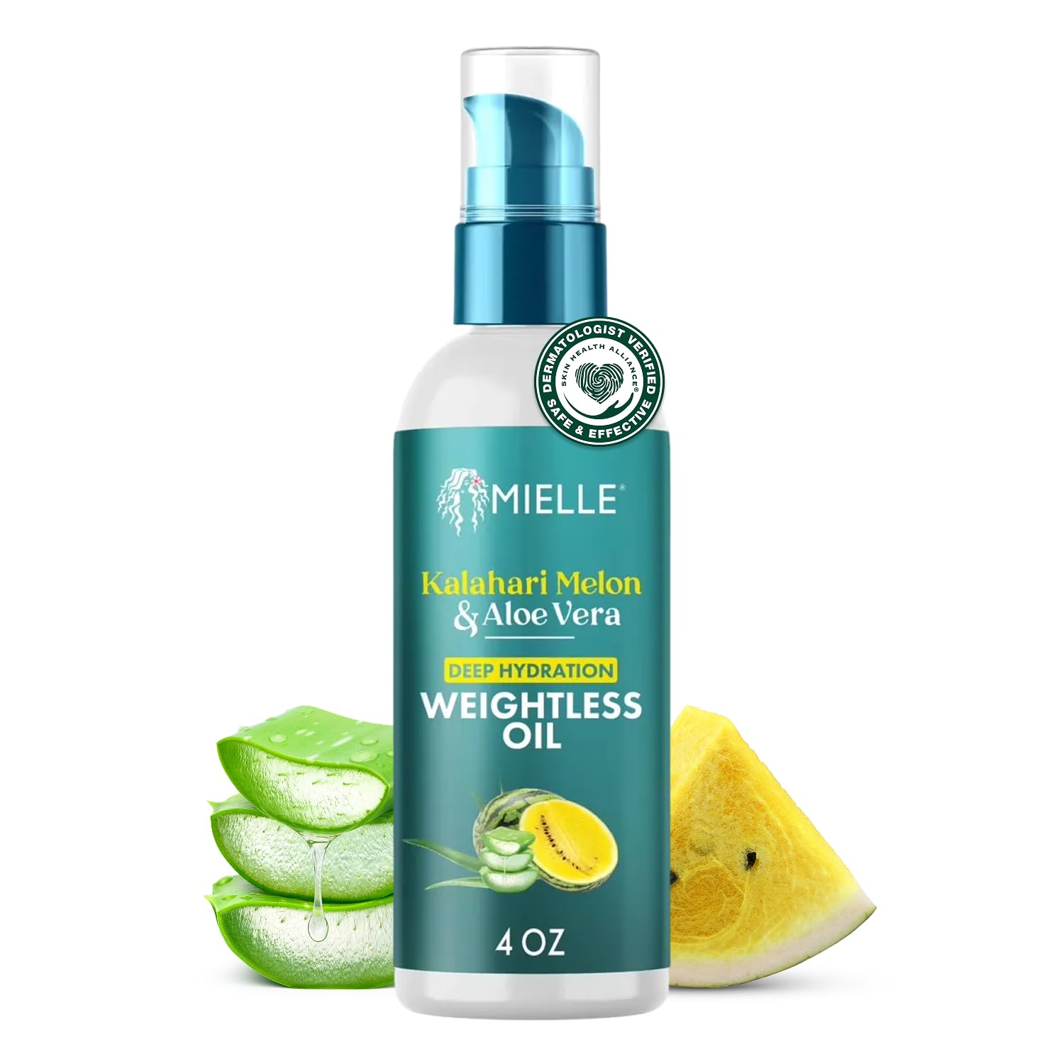 Mielle Organics Aceite Capilar Ligero en botella para hidratación suave sin grasa.