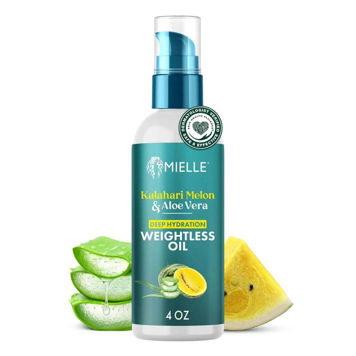 Mielle Organics Aceite Capilar Ligero en botella para hidratación suave sin grasa.