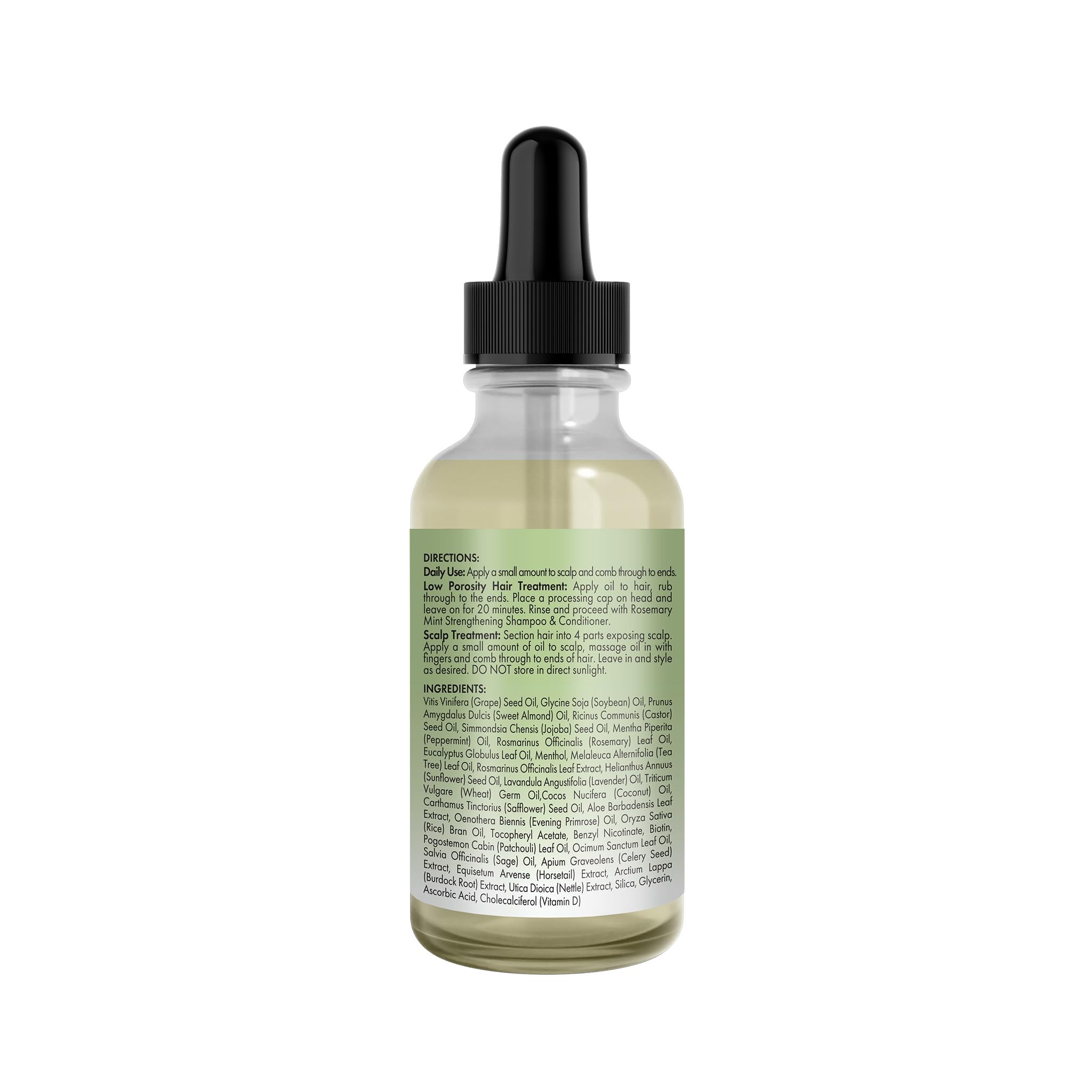 Mielle Organics Aroma de romero y menta, sensación fresca durante el uso.