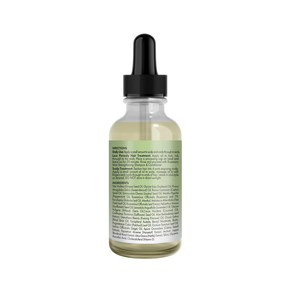 Mielle Organics Aroma de romero y menta, sensación fresca durante el uso.