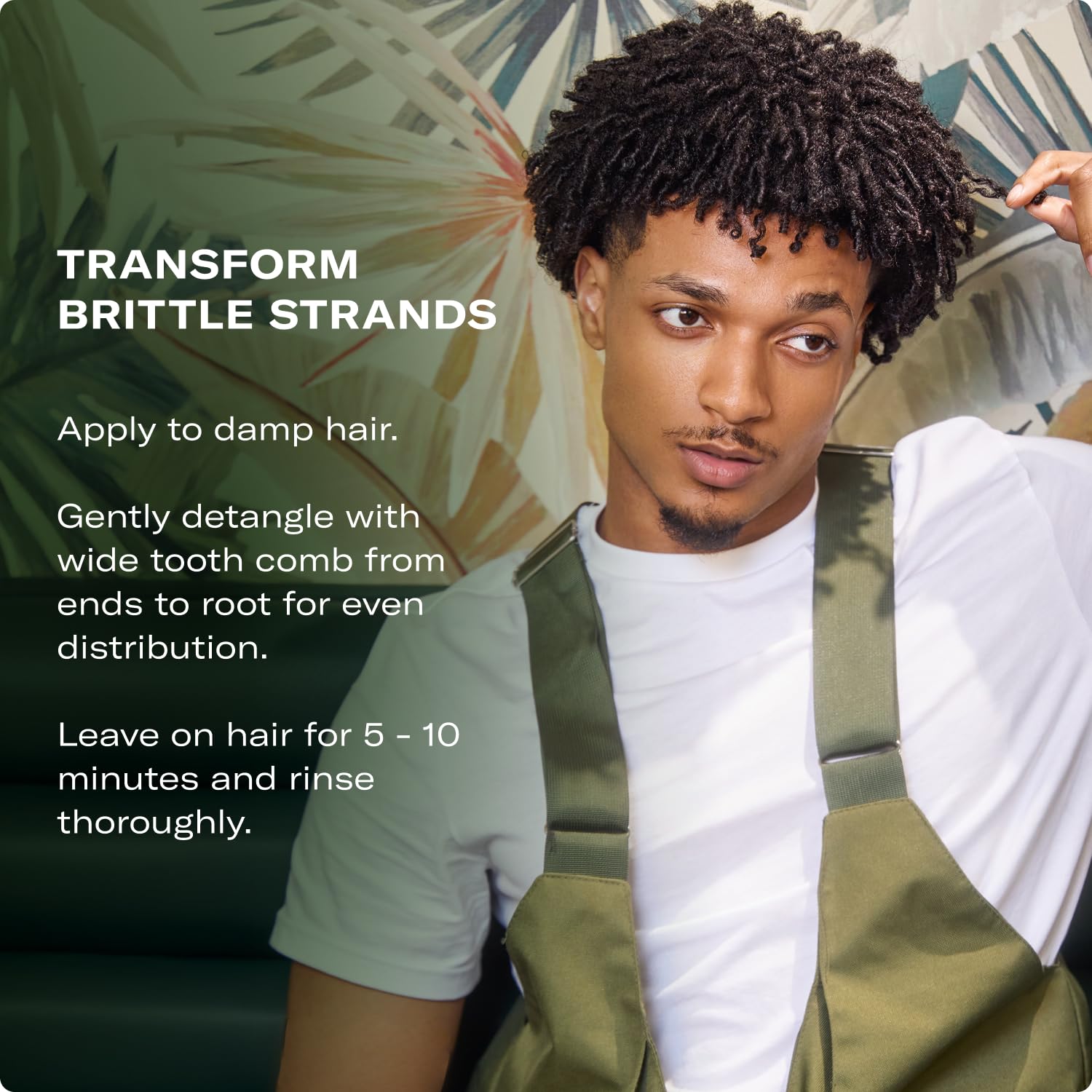 Biotina para fortaleza capilar con Mielle Organics.