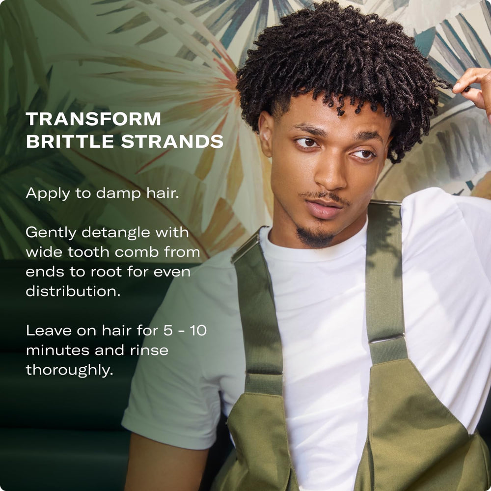 Biotina para fortaleza capilar con Mielle Organics.