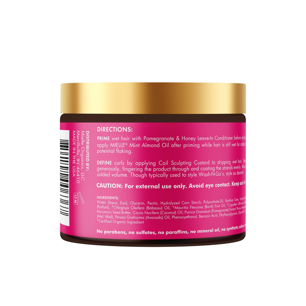 Mielle Granada y Miel crema para rizos, cuidado diario